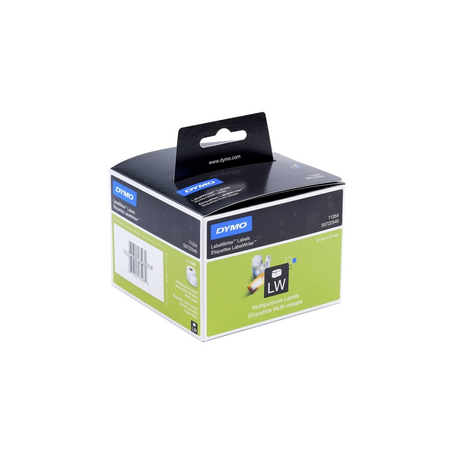 1003-ROLLO ETIQUETAS LABELWRITER 57X32MM BLANCO DYMO S0722540