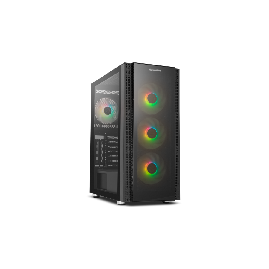 10045-NOX CAJA ATX HUMMER HORUS. SEMITORRE. ARGB. FRONTAL Y LATERAL CRISTAL TEMPLADO