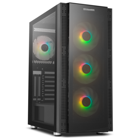 10045-NOX CAJA ATX HUMMER HORUS. SEMITORRE. ARGB. FRONTAL Y LATERAL CRISTAL TEMPLADO