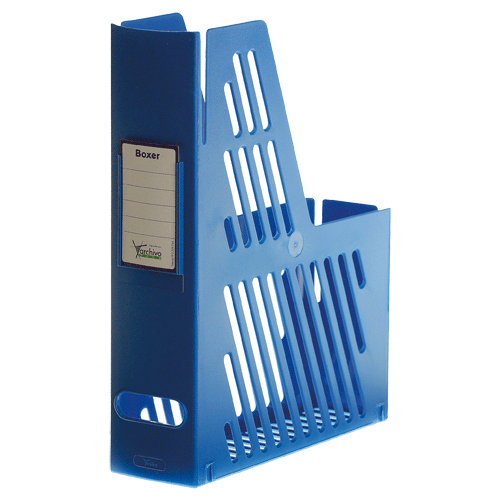 10070-REVISTERO CON IDENTIFICADOR 240X75X315 MM COLO AZUL ARCHIVO 2000 2005 AZ