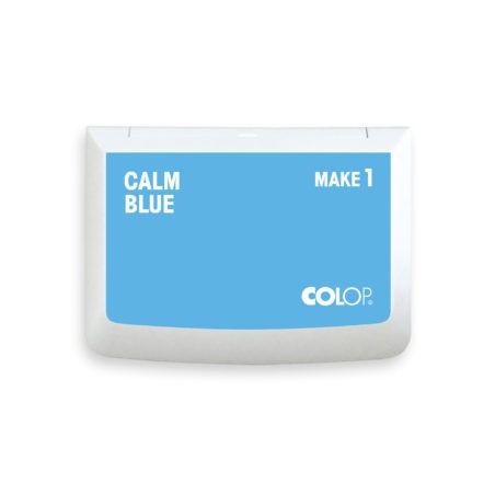 10079-TAMPON MAKE1 COLOR AZUL CALMA 50X90 MM COLOP 155109