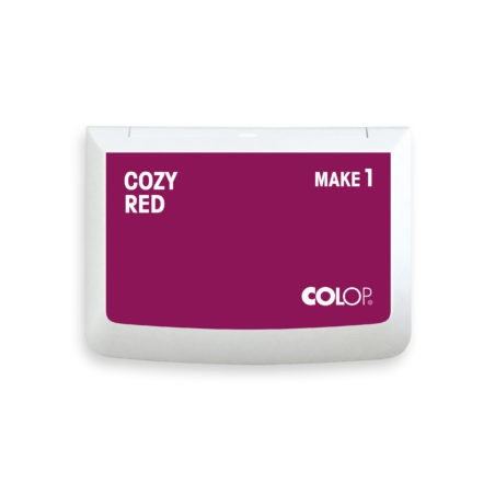 10083-TAMPON MAKE1 COLOR ROJO ACOJEDOR 50X90 MM COLOP 155114
