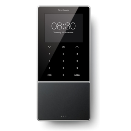 10141-Safescan 125-0635 sistema de fichaje Negro Contrasena, Tarjeta inteligente Corriente alterna TFT Ethernet