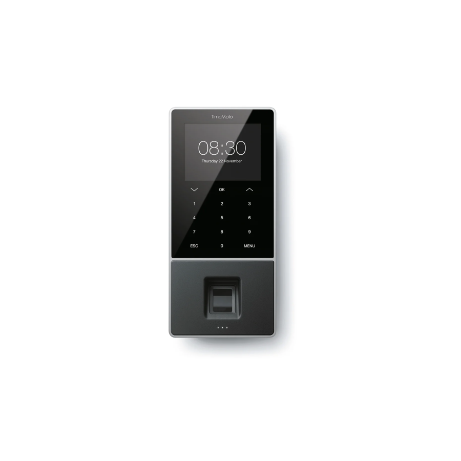 10142-Safescan TM-828 SC Negro Huella dactilar, Contrasena, Tarjeta de proximidad, Tarjeta inteligente CC TFT Ethernet