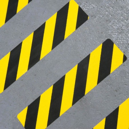 10151-BOLSA 1 TIRA ADHESIVA ANTIDESLIZANTE 150X610MM AMARILLO/NEGRO TARIFOLD 197614