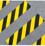 10151-BOLSA 1 TIRA ADHESIVA ANTIDESLIZANTE 150X610MM AMARILLO/NEGRO TARIFOLD 197614