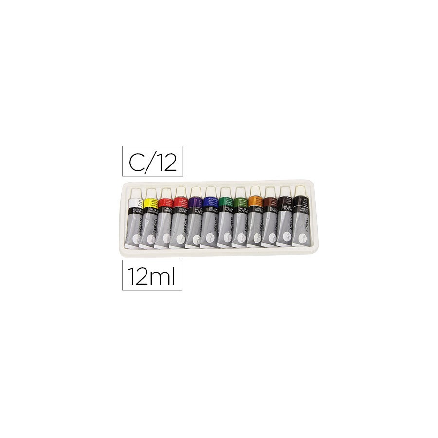 10181-SET PINTURA ACRILICA 12X 12ML SIMPLY DALER ROWNEY D126500012
