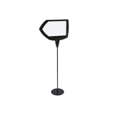 10222-ATRIL DE PIE INFORMATIVO DISENO FLECHA BIOFFICE SIG01010101