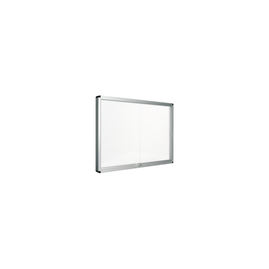 10262-Bi-Office Exhibit tablon para notas Interior Blanco Aluminio
