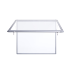 10280-Bi-Office Mastervision tablon para notas Exterior Blanco Aluminio