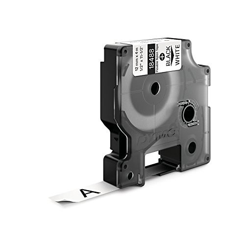 1029-CINTA ROTULADORA RHINOPRO NYLON FLEXIBLE BLANCO 12MM.X3,5M DYMO 18488