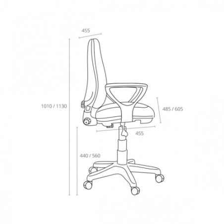 10295-SILLA MODELO OURIZO NEGRO ARCHIVO 2000 6450 NE