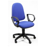 10303-SILLA OPERATIVA DANUBIO REPOSABRAZOS INCLUIDOS AZUL UNISIT JUSB/EB