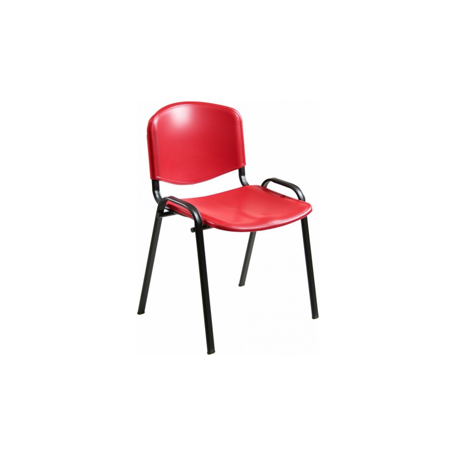 10309-SILLA CONFIDENTE LOIRA PLASTICO ROJA UNISIT D5PS/RO