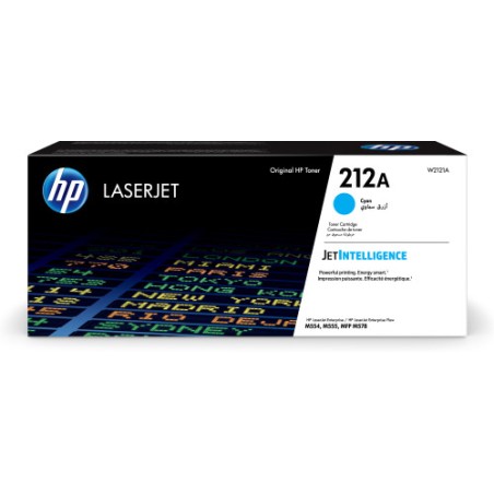 10334-HP Cartucho de toner Original LaserJet 212A cian