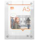 10353-PORTAPOSTER ACRILICO TRANSPARENTE MURAL A5 NOBO 1915592