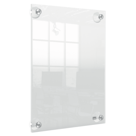 10356-PORTAPOSTER ACRILICO TRANSPARENTE MURAL REMOVIBLE A4 NOBO 1915600