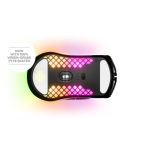 10396-Steelseries Aerox 3 Wireless raton mano derecha RF Wireless + Bluetooth Optico 18000 DPI
