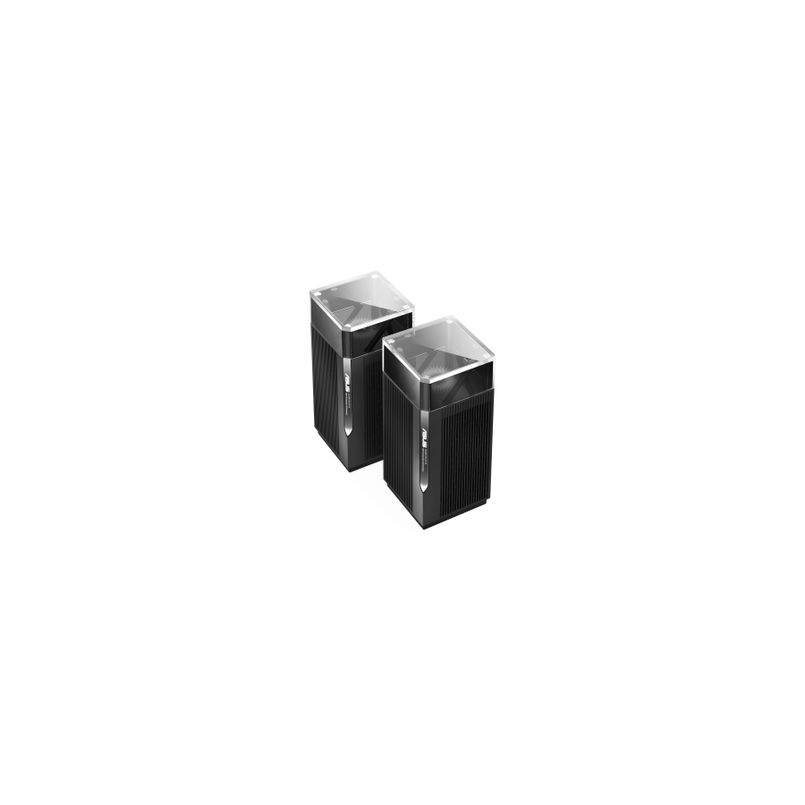 10417-ASUS ZenWiFi Pro XT12 (2-PK) router inalambrico Gigabit Ethernet Tribanda (2,4 GHz/5 GHz/5 GHz) Negro