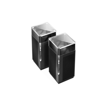 10417-ASUS ZenWiFi Pro XT12 (2-PK) router inalambrico Gigabit Ethernet Tribanda (2,4 GHz/5 GHz/5 GHz) Negro