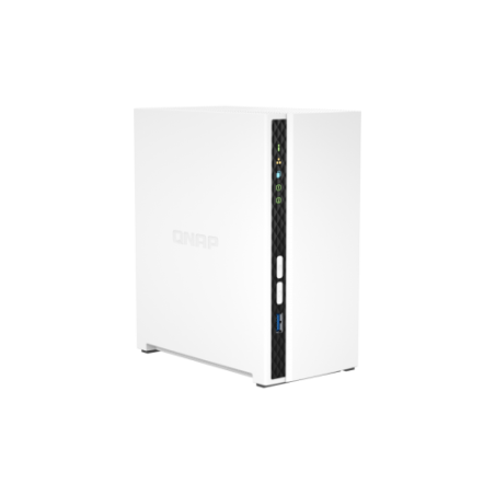 10437-QNAP TS-233 servidor barebone Mini Tower Blanco