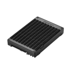 10440-QNAP QDA-UMP4 caja para disco duro externo Caja externa para unidad de estado solido (SSD) Negro 2.5"