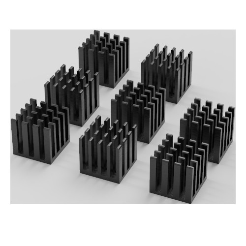 10459-QNAP Heatsink for M.2 SSD module15 15MM Black self-adhesive 8 pcs