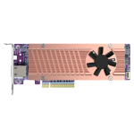 10463-QNAP Card QM2 tarjeta y adaptador de interfaz Interno PCIe, RJ-45