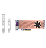 10464-QNAP Card QM2 tarjeta y adaptador de interfaz Interno PCIe, RJ-45