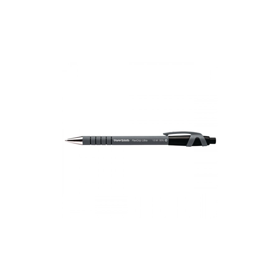 1050-BOLIGRAFO FLEXGRIP ULTRA RETRACTIL 1.0 NEGRO PAPERMATE S0190