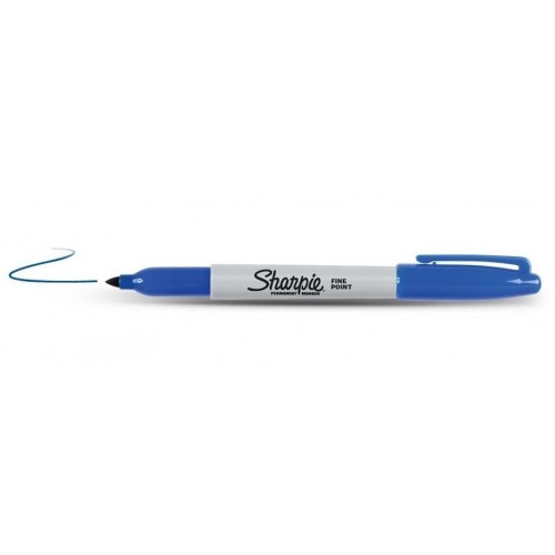 1052-MARCADOR PERMANENTE SHARPIE AZUL PAPERMATE S0810950