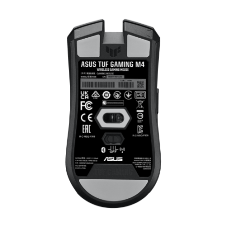 10524-ASUS TUF Gaming M4 Wireless raton mano derecha RF inalambrica + Bluetooth Optico 12000 DPI