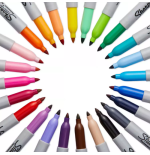 1053-MARCADOR PERMANENTE SHARPIE AZUL PAPERMATE S0810950