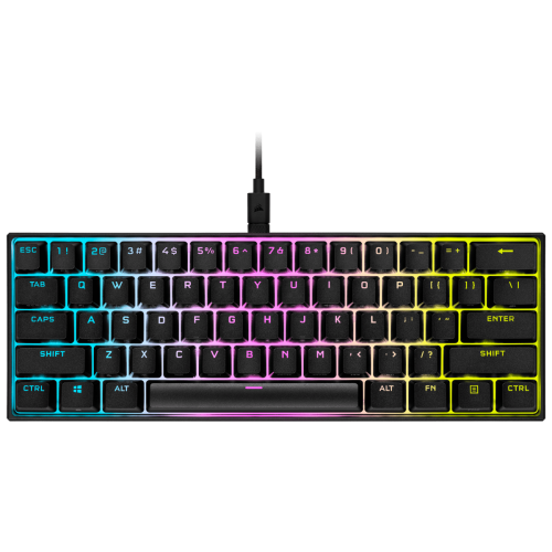 10540-Corsair K65 RGB MINI teclado USB QWERTY Ingles, Espanol Negro
