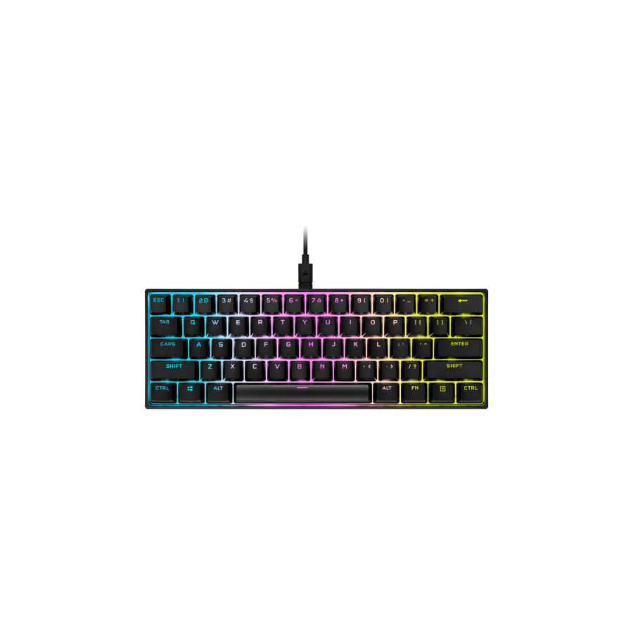 10540-Corsair K65 RGB MINI teclado USB QWERTY Ingles, Espanol Negro