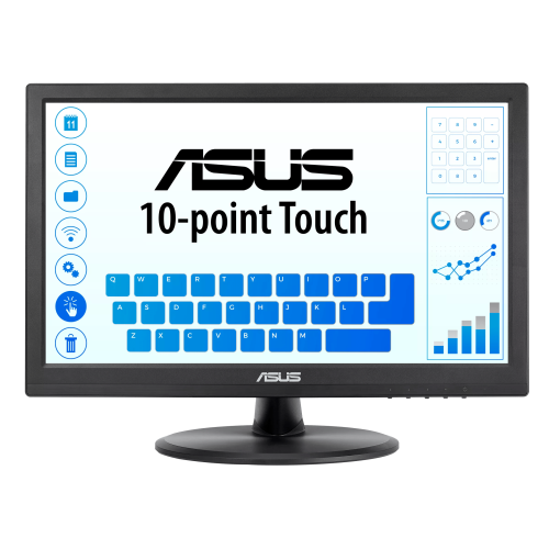 10551-ASUS VT168HR 39,6 cm (15.6") 1366 x 768 Pixeles Multi-touch Negro