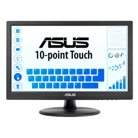 10551-ASUS VT168HR 39,6 cm (15.6") 1366 x 768 Pixeles Multi-touch Negro