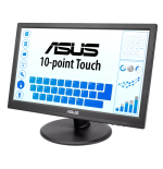 10552-ASUS VT168HR 39,6 cm (15.6") 1366 x 768 Pixeles Multi-touch Negro