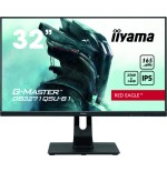 10570-MONITOR IIYAMA 32" GAMING G-MASTER, GB3271QSU-B1,QHD, 2560 x 1440, 1MS, 165HZ, ALT, INCL, REG ALT, USB, HDMI, DISP