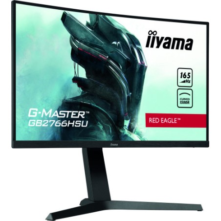 10573-MONITOR IIYAMA 27" GAMING GB2766HSU-B1,FHD, 1920 x 1080, 1MS, 165HZ, ALT, INCL, REG ALT, USB, HDMI, DISPLAYPORT