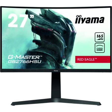 10574-MONITOR IIYAMA 27" GAMING GB2766HSU-B1,FHD, 1920 x 1080, 1MS, 165HZ, ALT, INCL, REG ALT, USB, HDMI, DISPLAYPORT