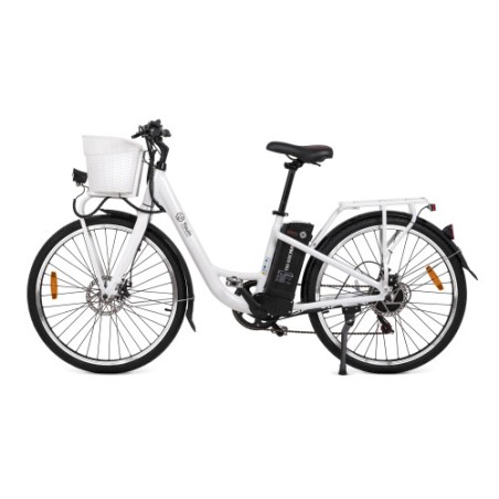 10725-YOUIN YOURIDE Paris - PASEO - RUEDA 26" - BAT. INTEGRADA Y EXTRAIBLE - BLANCA