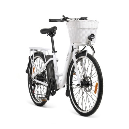 10726-YOUIN YOURIDE Paris - PASEO - RUEDA 26" - BAT. INTEGRADA Y EXTRAIBLE - BLANCA