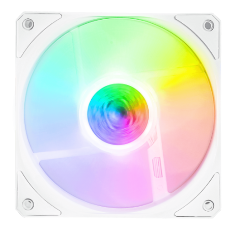 10732-Cooler Master SickleFlow 120 ARGB White Edition 3 In 1 Carcasa del ordenador Ventilador 12 cm Blanco 3 pieza(s)