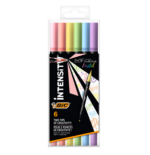 10751-BIC Intensity Dual tip marcador 6 pieza(s) Punta de pincel Azul claro, Verde claro, Rosa claro, Melocoton, Violeta