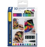 10777-ESTUCHE 10 UDS LUMOCOLOR PERMANENT 318 STAEDTLER 318 C10
