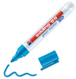 10807-MARCADOR DE PUNTA REDONDA PARA CRISTAL GROSOR DE TRAZO: 1,5 - 3 MM. COLOR: 10. AZUL EDDING 95-10