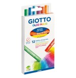 10834-ESTUCHE CON ASA DE 12 BARRAS PINTURA OLEO GIOTTO F293400
