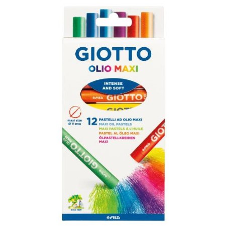 10835-ESTUCHE CON ASA DE 12 BARRAS PINTURA OLEO GIOTTO F293400