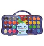 10838-ESTUCHE 36 ACUARELAS 30 MM + 2 PINCELES GIOTTO F353600